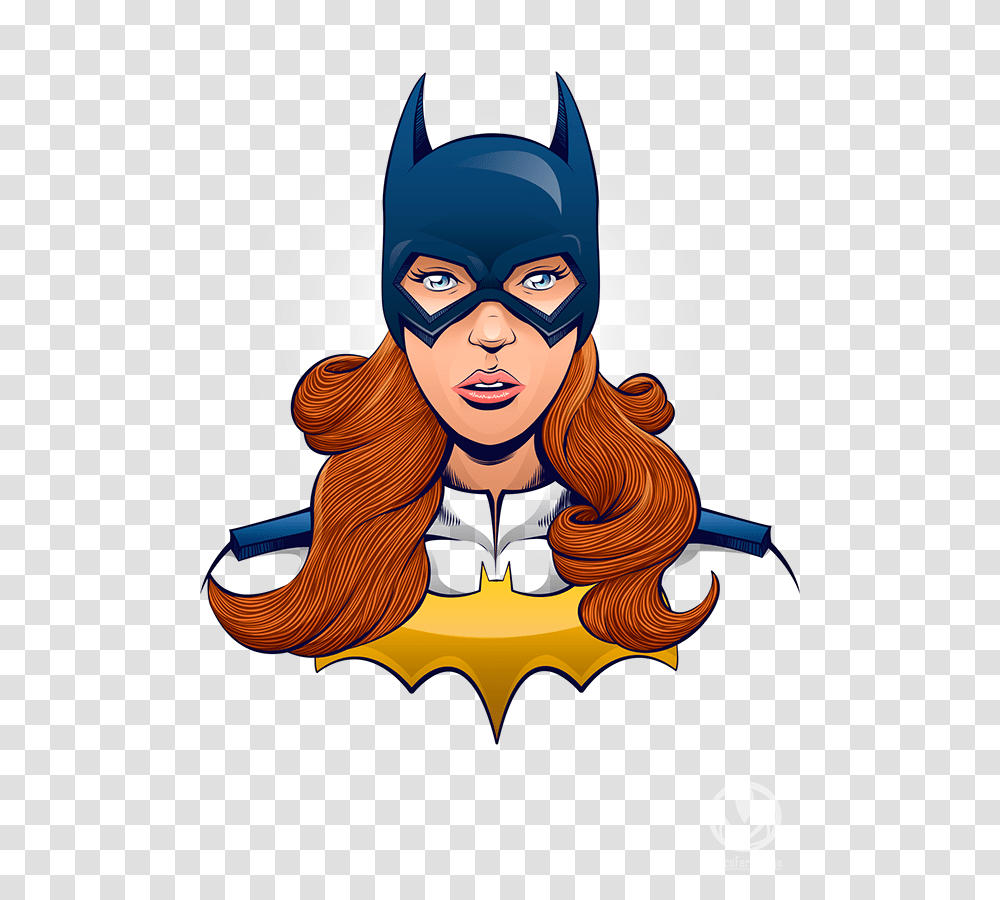 Batgirl Logo Batgirl Vector, Person, Human, Face Transparent Png