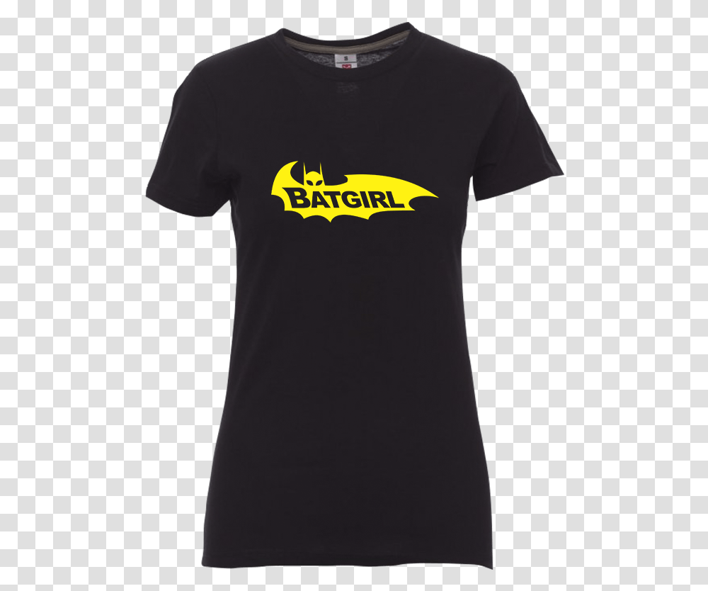 Batgirl Logo, Clothing, Apparel, T-Shirt, Person Transparent Png