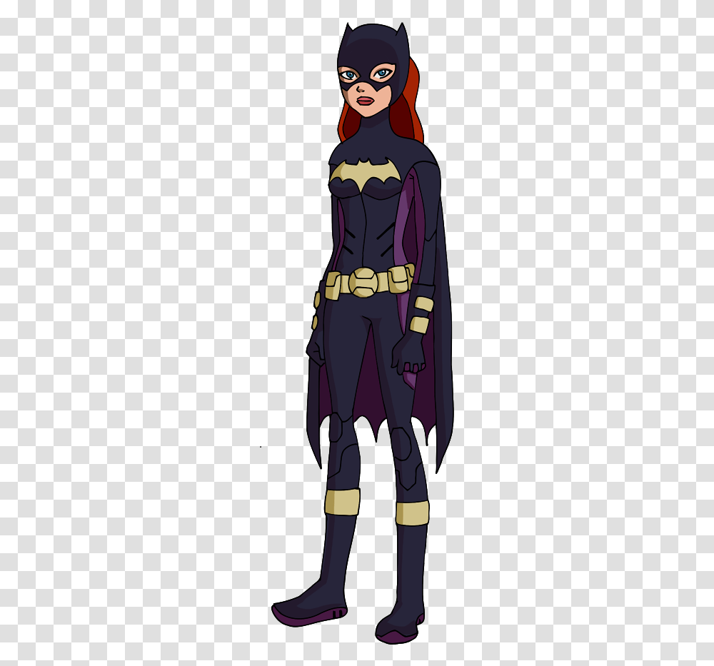Batgirl Model Batgirl Costume Young Justice, Person, Batman, Dress Transparent Png