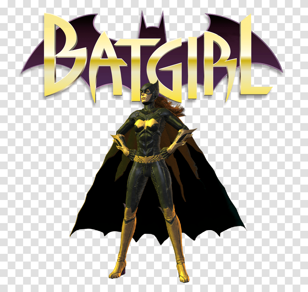 Batgirl, Person, Poster, Advertisement, Book Transparent Png