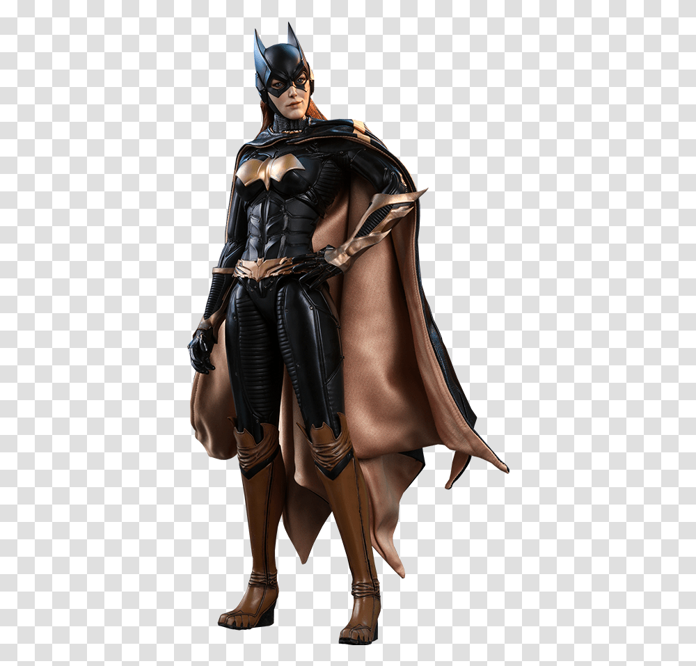 Batgirl Sixth Scale Collectible Figure By Hot Toys Batman Arkham Knight Batgirl, Clothing, Apparel, Spandex, Person Transparent Png