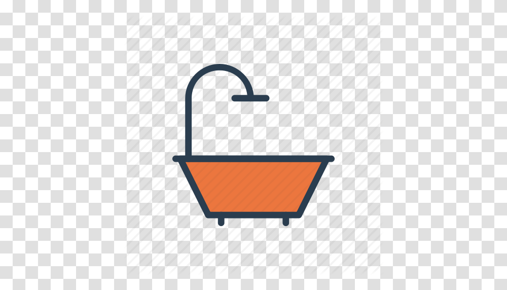 Bath Douche Shower Tub Water Icon, Basket, Shopping Basket, Bucket Transparent Png