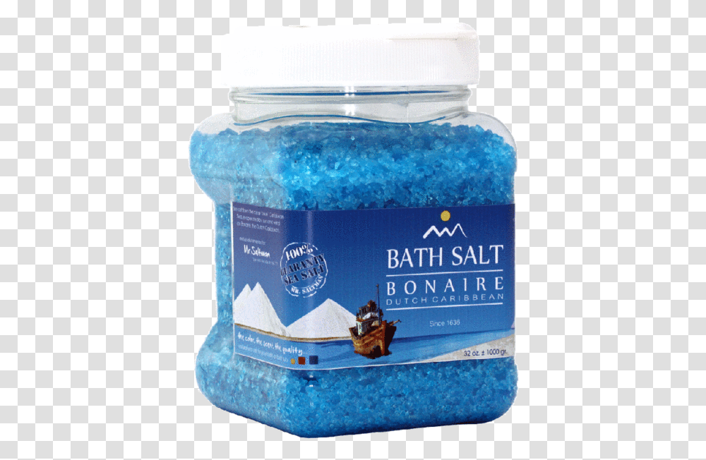 Bath Salt Gripper Blue Sea Salt, Box, Plant, Jar, Food Transparent Png