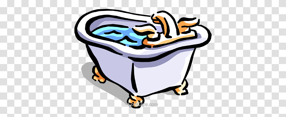 Bath Tub Royalty Free Vector Clip Art Illustration, Bathtub, Food Transparent Png