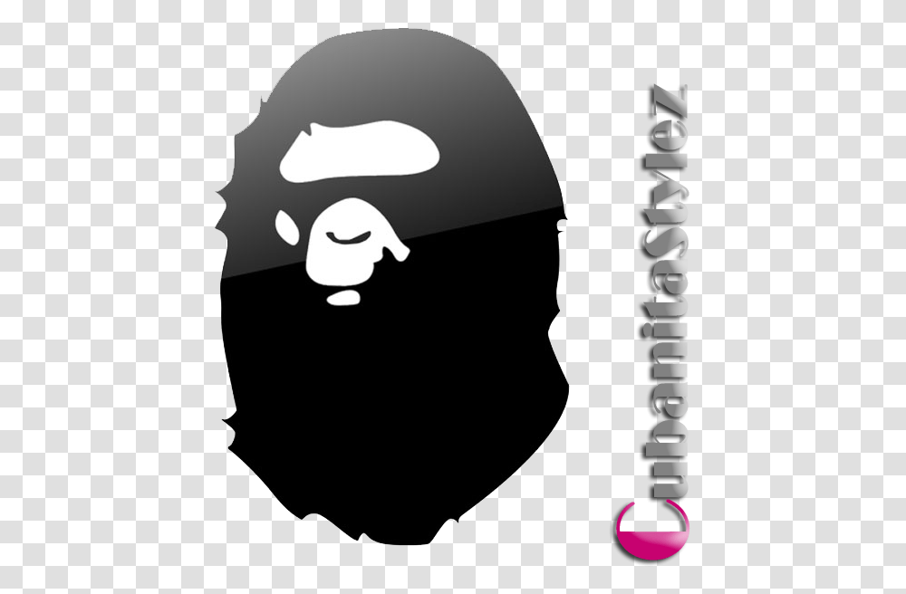 Bathing Ape Logo Background, Face, Stencil, Head Transparent Png