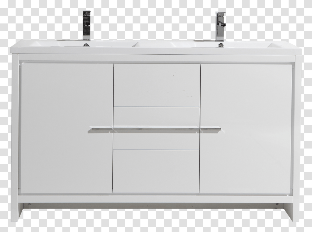 Bathroom Cabinet, Sideboard, Furniture, Tub, Double Sink Transparent Png