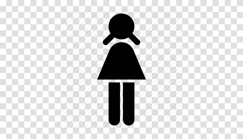 Bathroom Child Girl School Student Wc Youth Icon, Silhouette, Standing, Piano Transparent Png