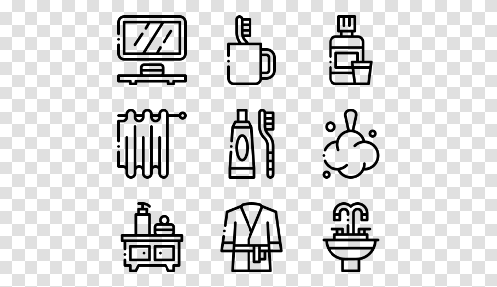 Bathroom Icons, Gray, World Of Warcraft Transparent Png
