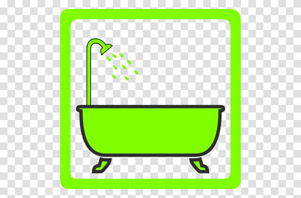 Bathroom Shower Clipart, Bathtub Transparent Png