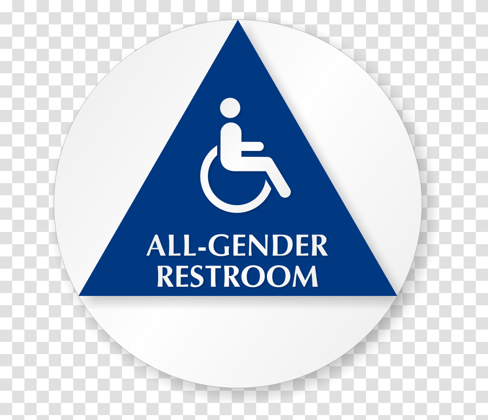 Bathroom Sign, Triangle, Road Sign Transparent Png