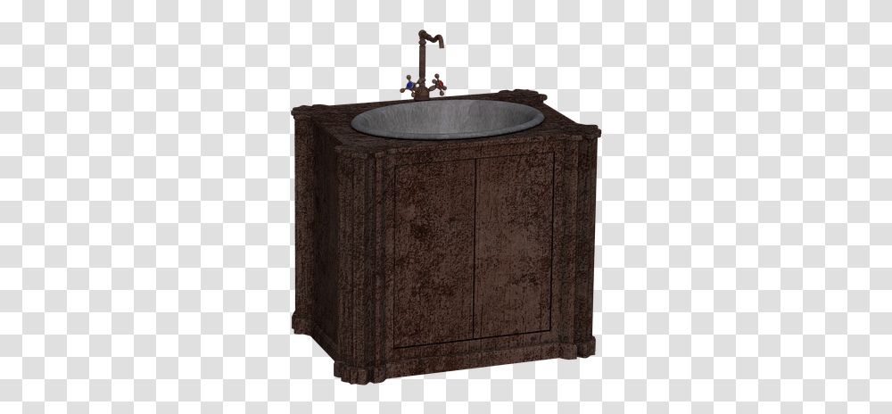 Bathroom Sink Cabinet Faucet Digital Art Isolated Old Sink, Sink Faucet, Person, Human, Tub Transparent Png
