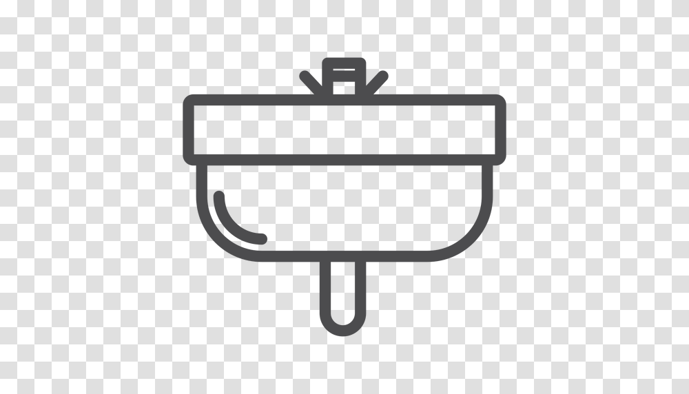 Bathroom Sink Stroke Icon, Bumper, Vehicle, Transportation, Label Transparent Png