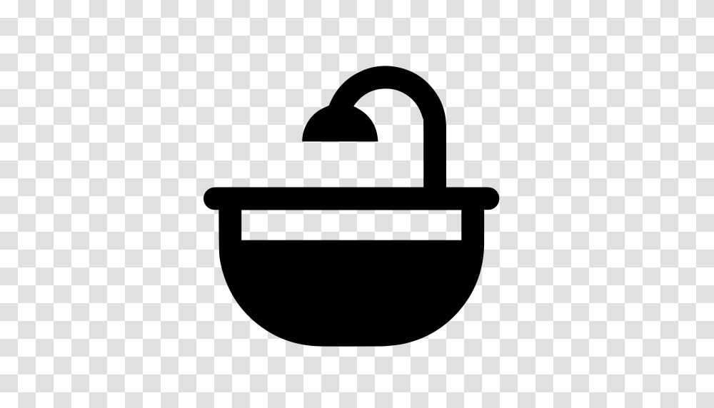 Bathtub Hygiene Shower Icon With And Vector Format For Free, Gray, World Of Warcraft Transparent Png