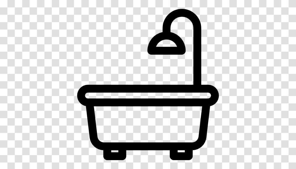 Bathtub, Stencil Transparent Png