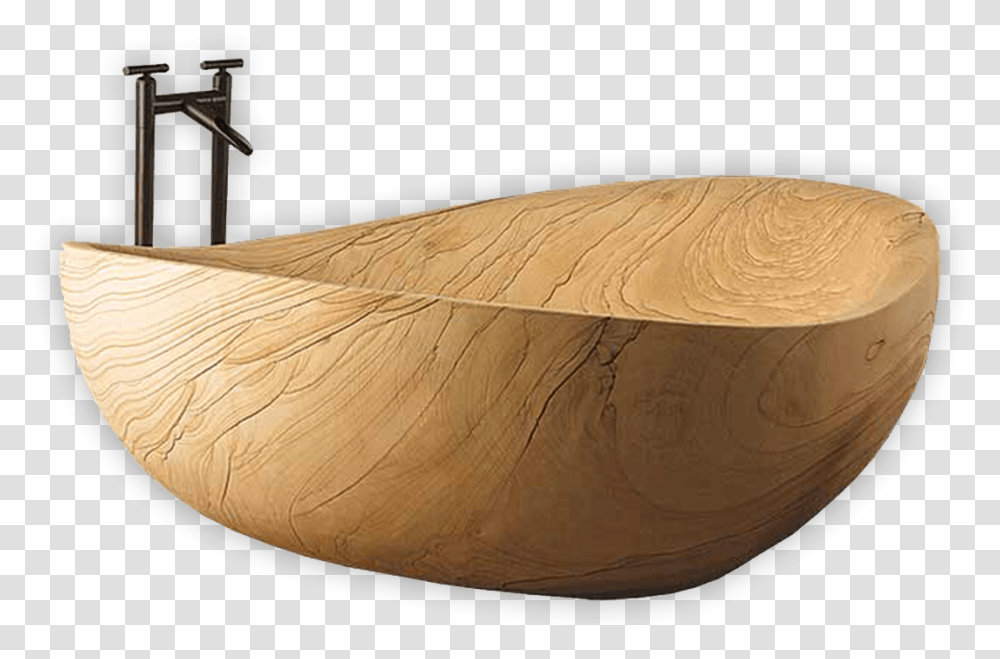 Bathtub, Tabletop, Furniture, Bowl, Wood Transparent Png