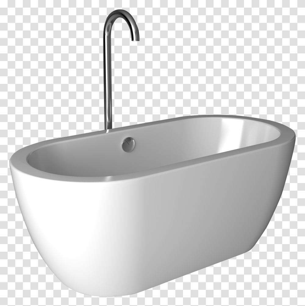 Bathtub Tap, Sink Faucet Transparent Png