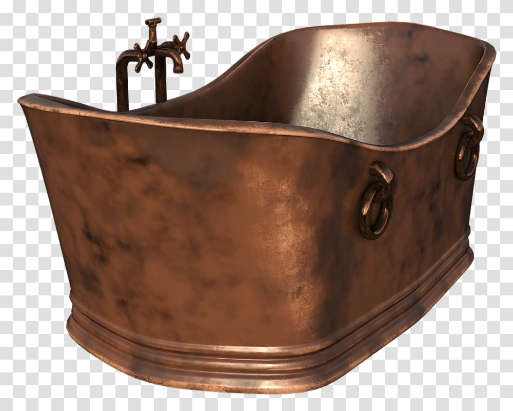 Bathtub Tub Drain Bathtub Copper, Bronze Transparent Png
