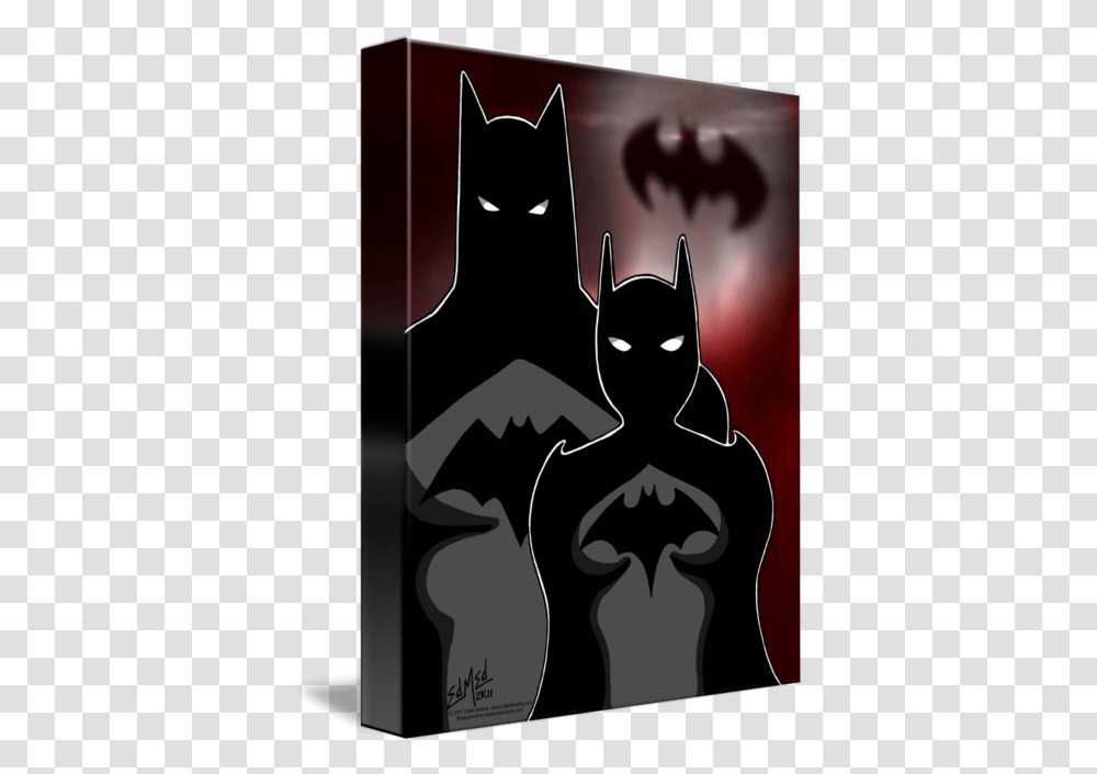 Batman And Batgirl Poster, Cat, Pet, Mammal, Animal Transparent Png