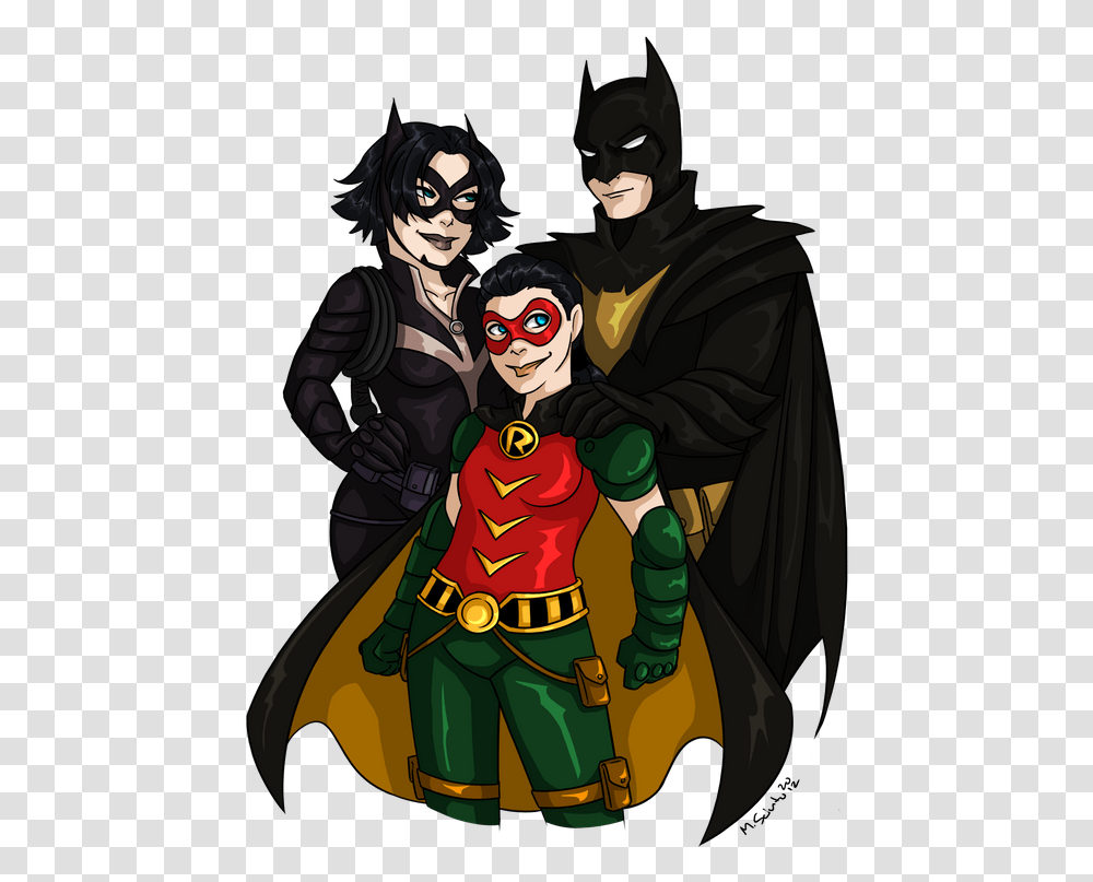 Batman And Catwoman Family, Person, Human Transparent Png