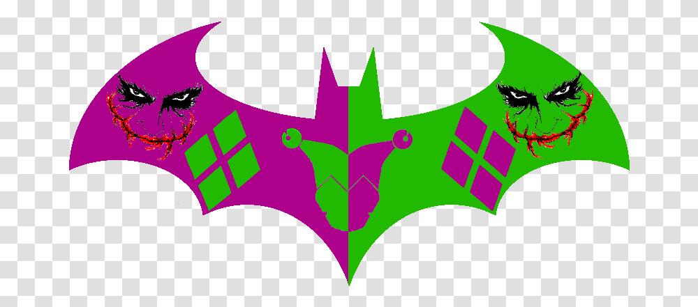 Batman And Joker Symbol Clipart Batman Joker Logo, Leaf, Plant, Maple Leaf Transparent Png