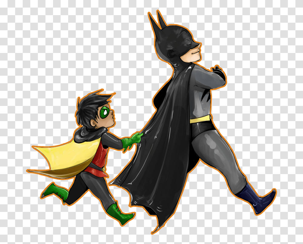 Batman And Robin Batman And Robin, Cloak, Fashion, Costume Transparent Png