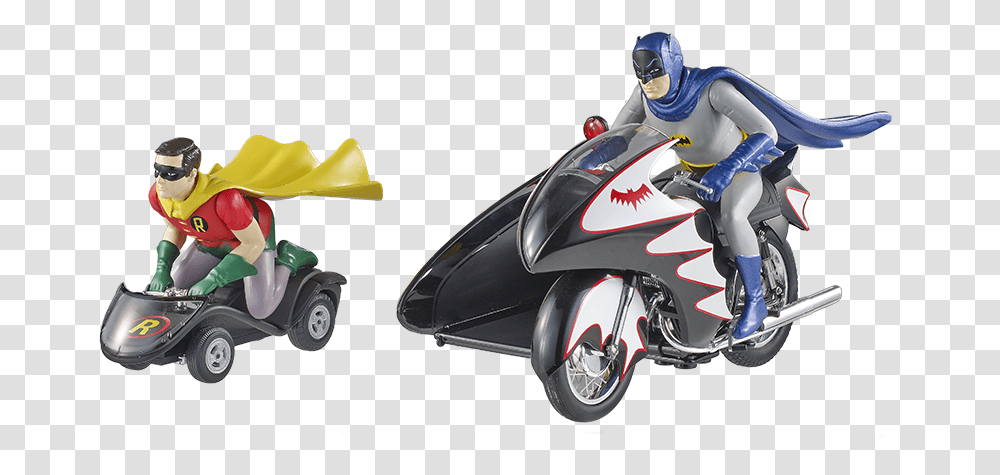 Batman And Robin Car, Motorcycle, Vehicle, Transportation, Person Transparent Png