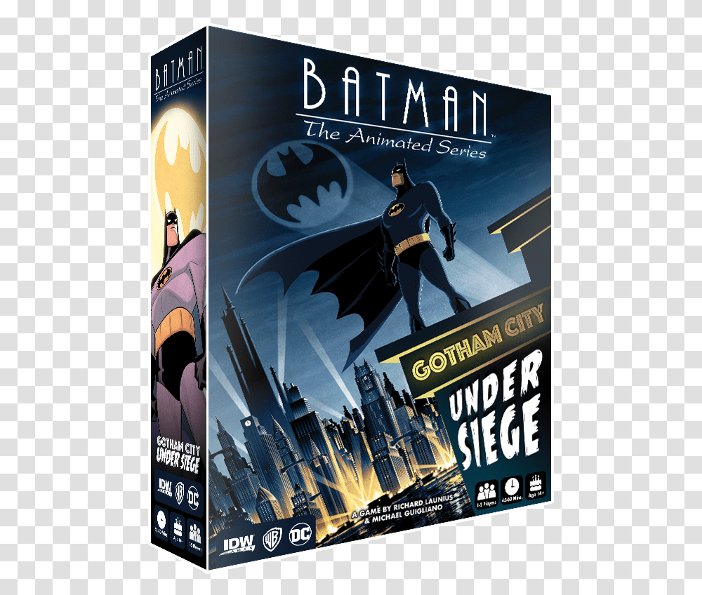 Batman Animated Series Gotham Under Siege Game, Person, Human, Poster, Advertisement Transparent Png