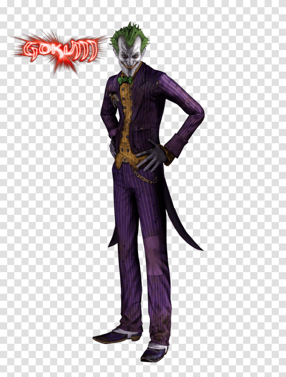 Batman Arkham City Joker Arkham Asylum Joker, Performer, Person, Costume, Leisure Activities Transparent Png