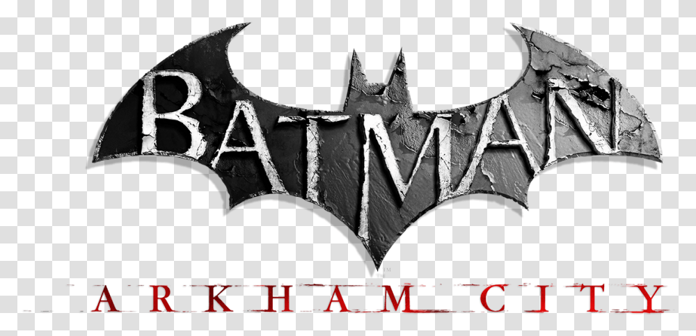 Batman Arkham City Logo, Label, Batman Logo Transparent Png