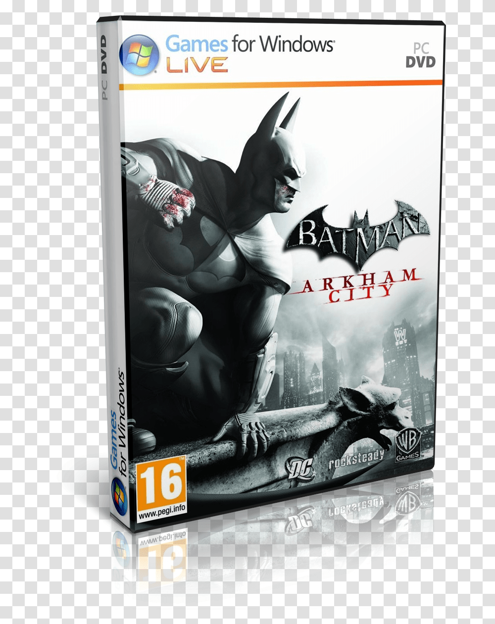 Batman Arkham City Pc Game Batman Arkham City Xbox 360, Poster, Advertisement, Person, Human Transparent Png