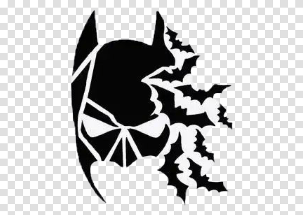 Batman Bats Superheroes Superhero Mask Halloween Batman Out Of Dark Vector, Stencil, Silhouette, Label, Text Transparent Png