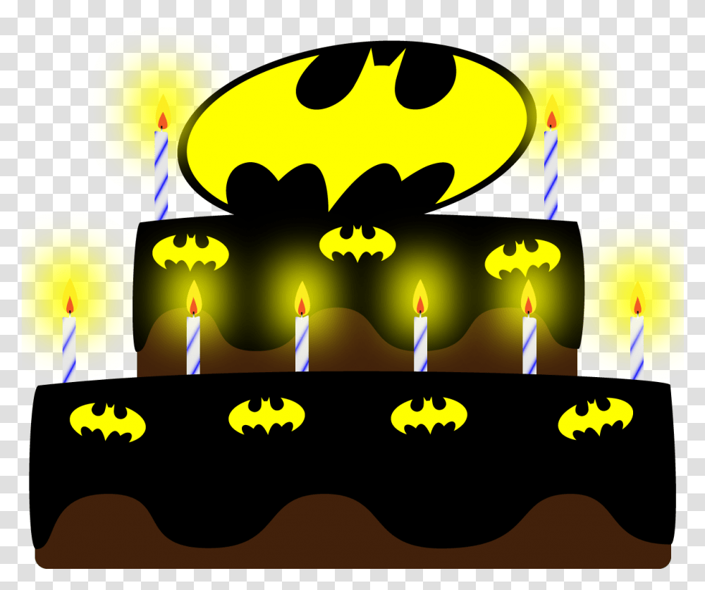 Batman Birthday Cake Batman Birthday Cake Clipart, Batman Logo, Dessert, Food Transparent Png