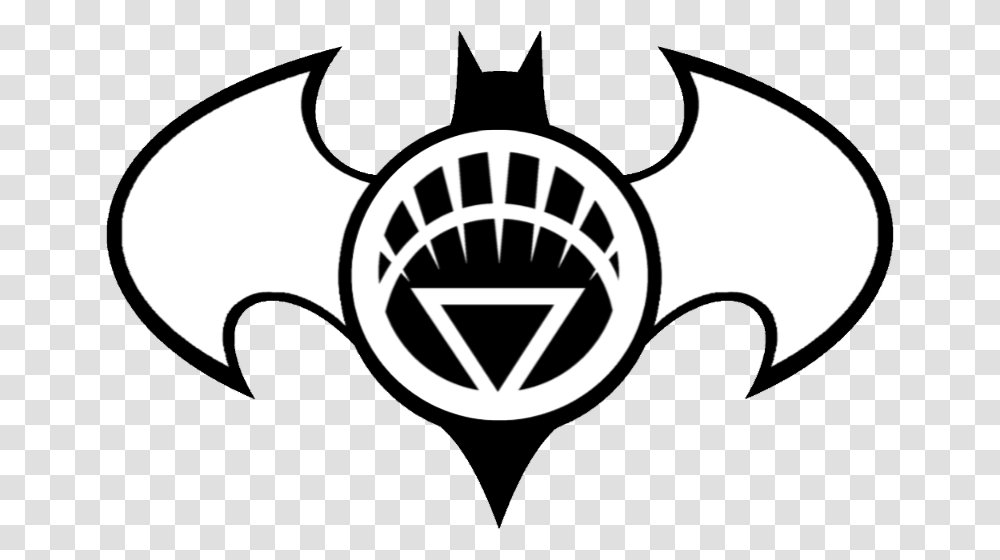Batman Black Lantern Logo, Stencil, Batman Logo, Emblem Transparent Png