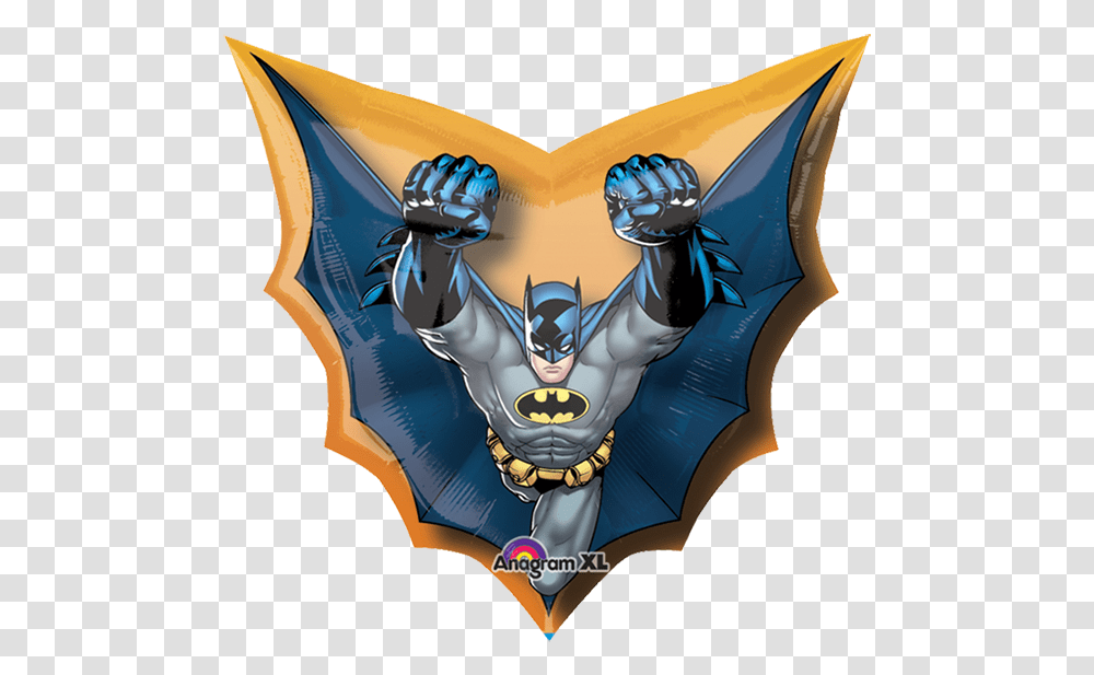 Batman Cape Supershape Batman Flying, Hand, Statue, Sculpture Transparent Png