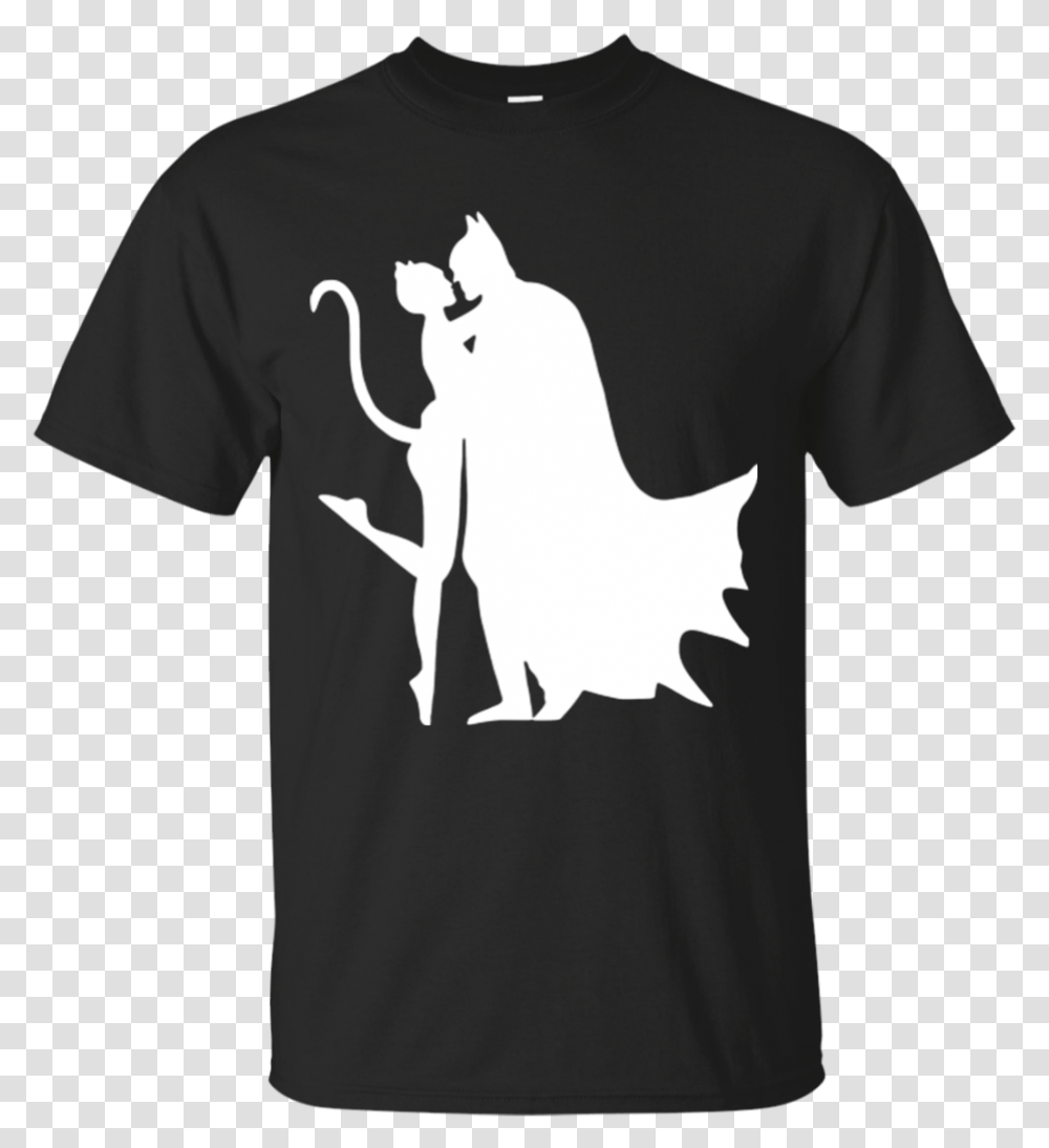 Batman Catwoman T Shirt, Apparel, T-Shirt, Person Transparent Png