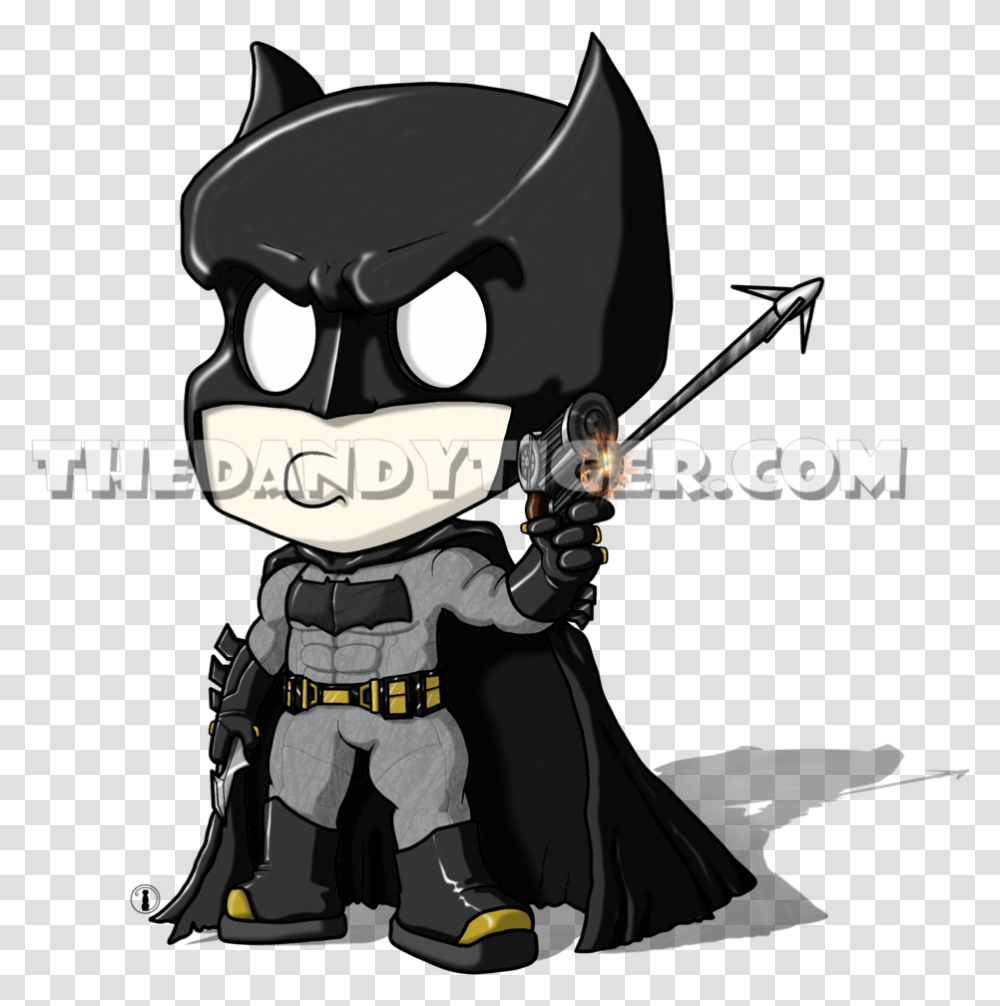 Batman Chibi Cartoon, Ninja, Helmet, Apparel Transparent Png
