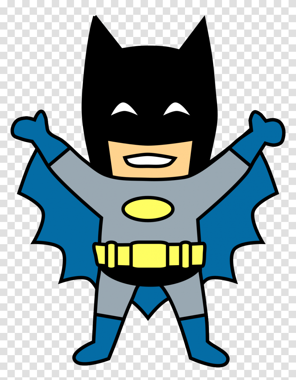 Batman Clipart Cartoon, Label Transparent Png