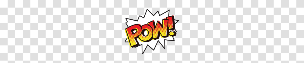 Batman Clipart Pow, Label, Sticker, Logo Transparent Png