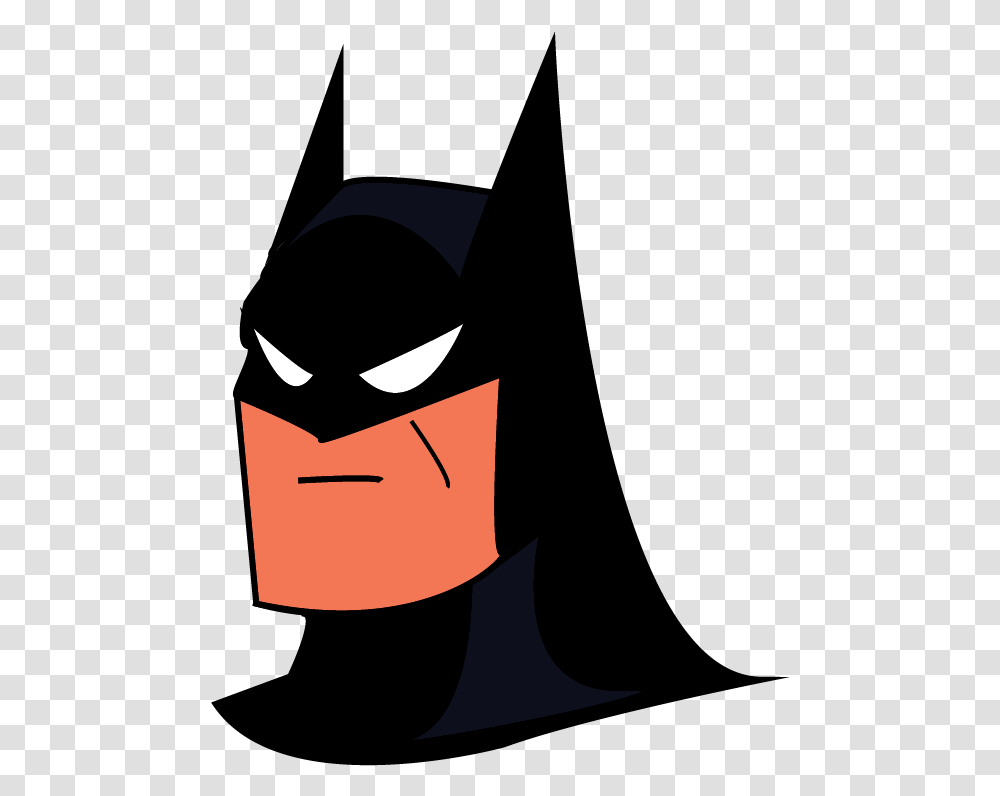 Batman Face 4 Image Batman Animated Series Face, Label, Text, Symbol, Pottery Transparent Png