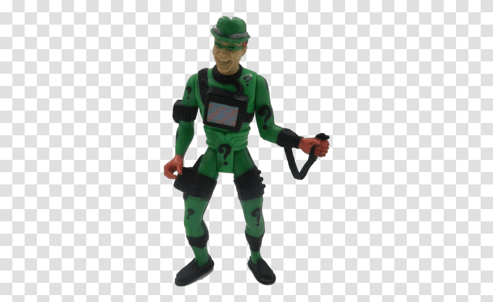Batman Forever Playfield Character Figurine, Green, Person, Human, Clothing Transparent Png