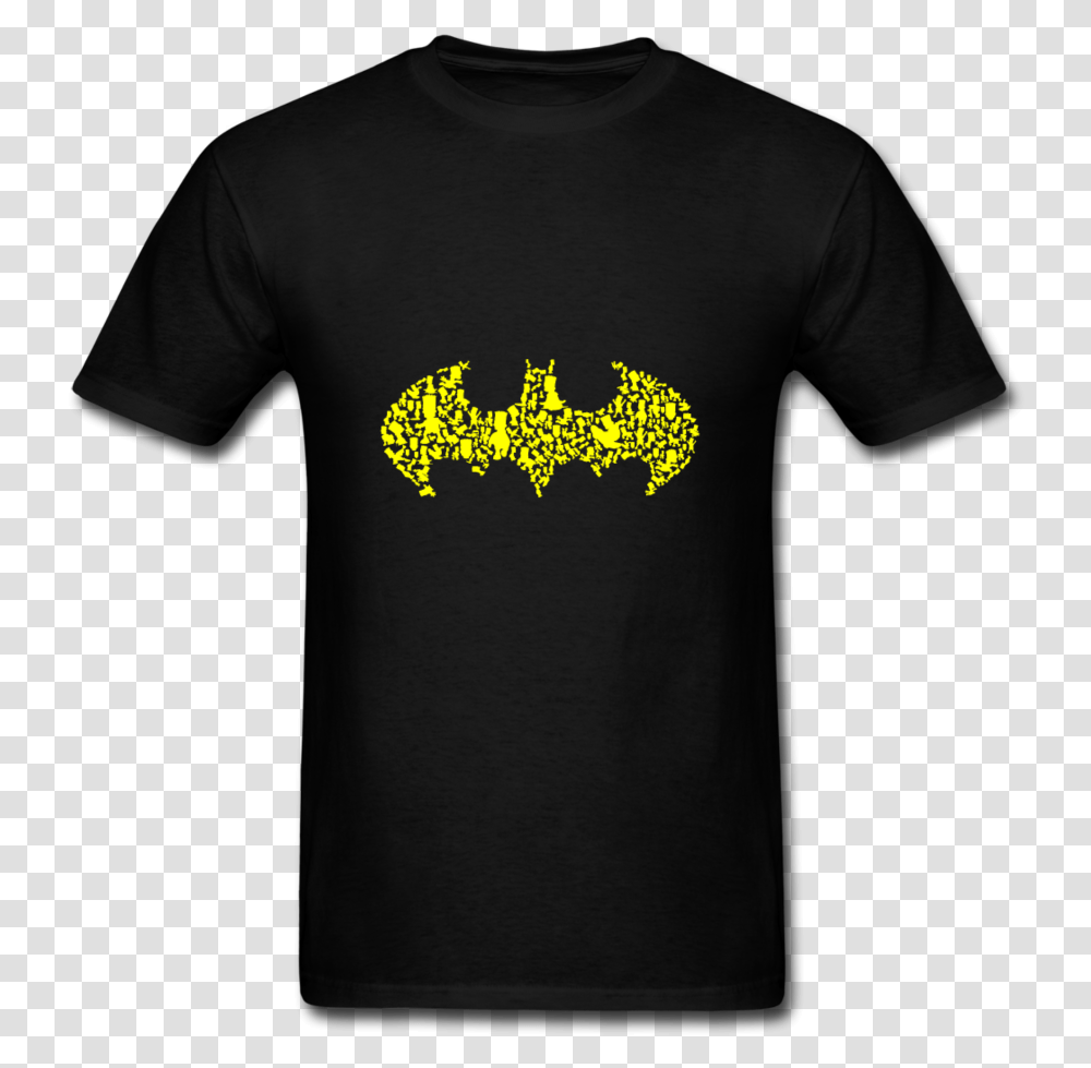 Batman Gotham City Joker Calligram Orange Sunshine T Shirt, Apparel, T-Shirt Transparent Png