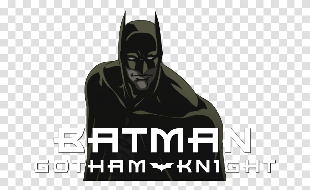 Batman Gotham Knight, Advertisement, Poster, Person Transparent Png