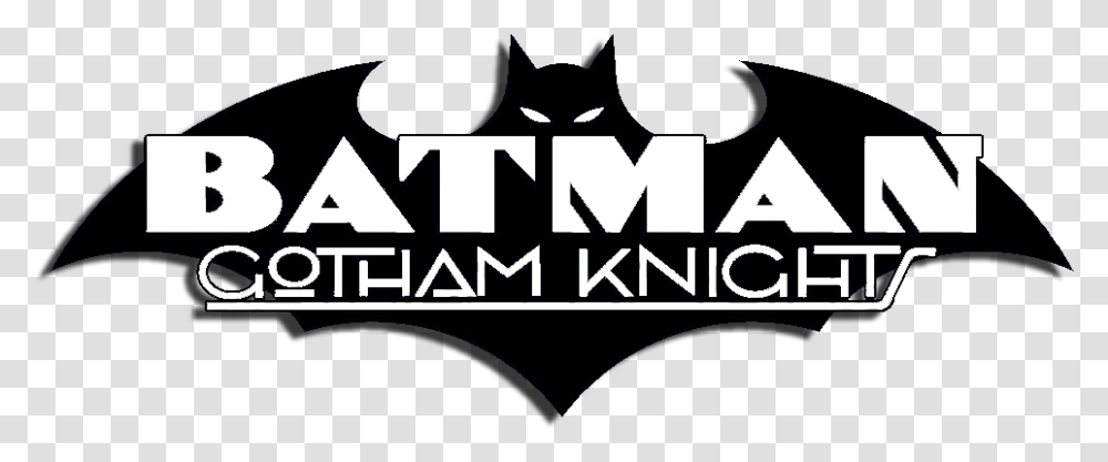 Batman Gotham Knight Logo, Alphabet, Outdoors Transparent Png