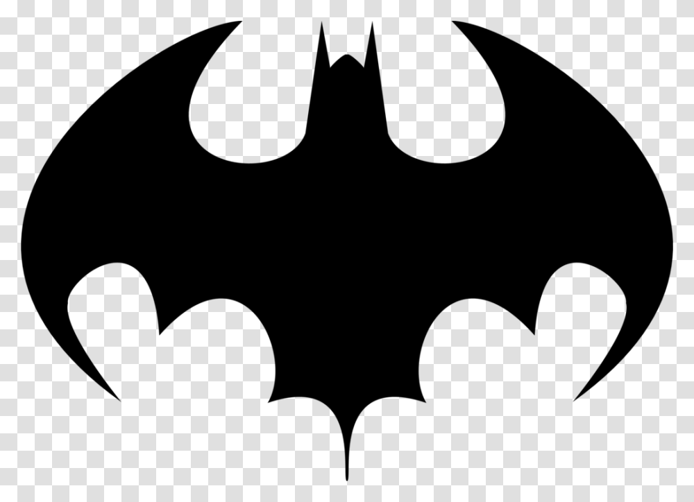 Batman Joker Logo Bat Signal Silhouette Batman Silhouettes, Gray, World Of Warcraft Transparent Png