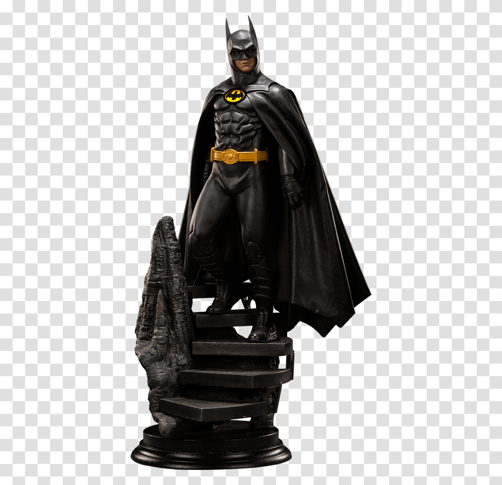 Batman Keaton Sideshow Statue, Apparel, Person, Human Transparent Png