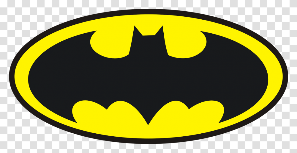 Batman Logo Black Yellow Background Batman Logo Background Transparent Png