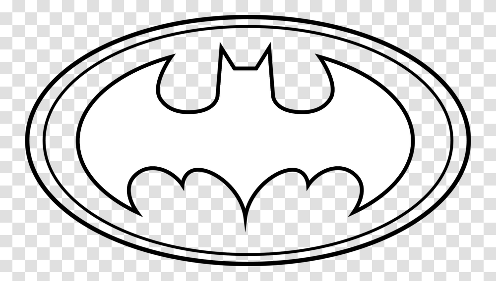 Batman Logo Outline Transparent Png