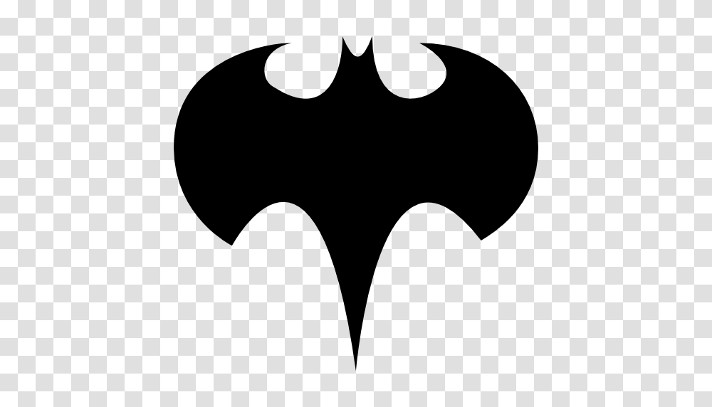 Batman Logo Silhouette, T-Shirt, Apparel Transparent Png