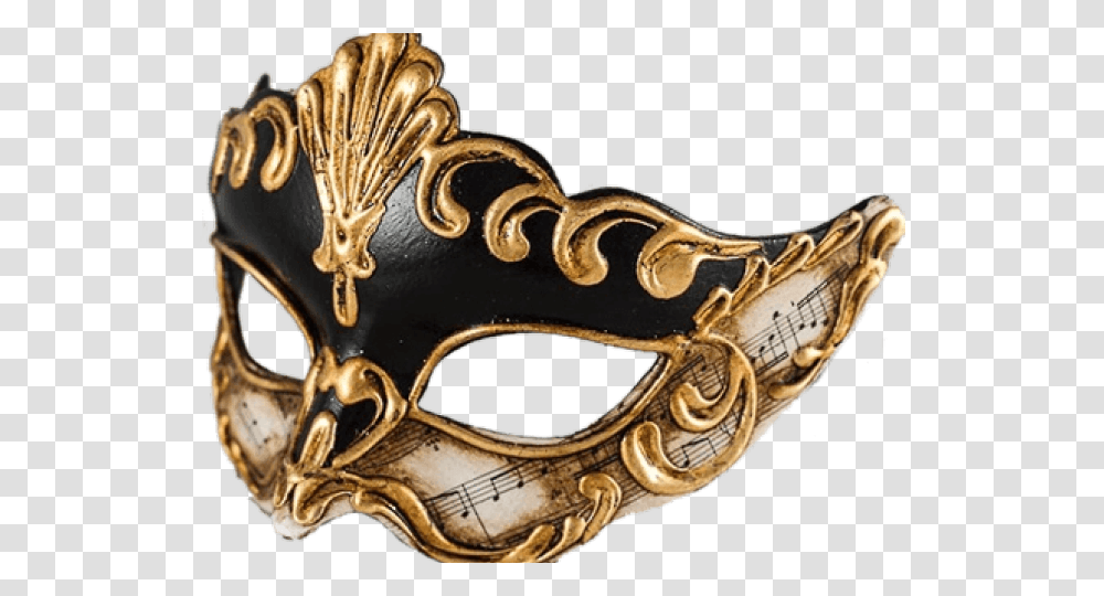 Batman Mask Gold Carnival Mask, Bronze Transparent Png
