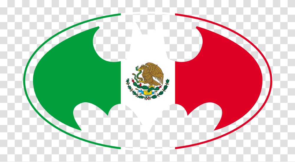 Batman Mexican Flag Shield Kids T Shirt, Logo, Trademark, Bird Transparent Png